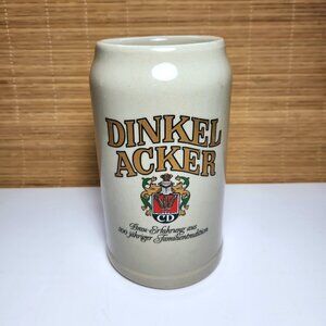 German Beer Stein 200 Anniversary Vintage Dinkel Acker 1 Litre Stoneware Ceramic